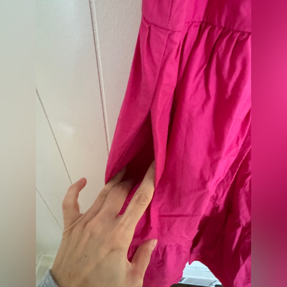 J. Crew Vibrant Pink Sleeveless Dress - Picture 5 of 7